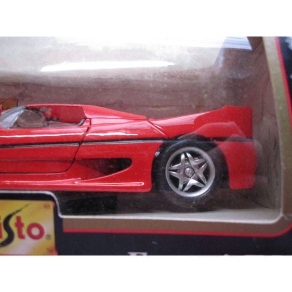 Special Edition Maisto Red Ferrari F50 1995 Sports Car 1:24 Die Cast Metal Model - Picture 4 of 9